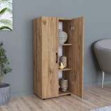 Dulap multifunctional &Aring;snes 108x49x32cm cu 3 rafturi stejar [en.casa] HausGarden Leisure