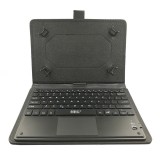 Husa tableta bluetooth cu Touchpad MRG C-363, 10 inch, cu Tastatura, Negru C363, Other