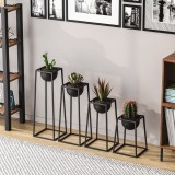 Cumpara ieftin Ghiveci decorativ GED018 Negru 17x30x30 cm