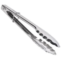 Cleste metalic pentru servire, Argintiu, 24 cm foto