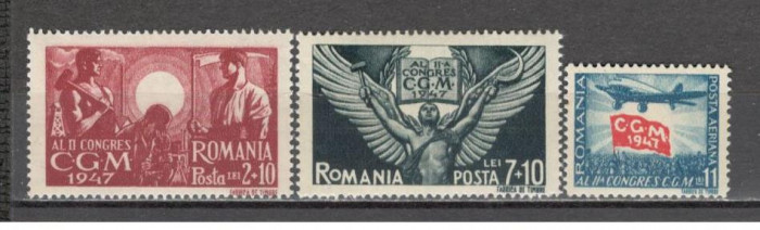 Romania.1947 Congresul CGM DR.62
