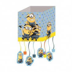 Pinata party cu panglici Lovely Minions 27x21cm foto