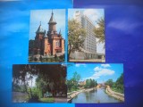 HOPCT LOT 2344 TIMISOARA -JUD TIMIS -4 CARTI POSTALE-CIRCULATE