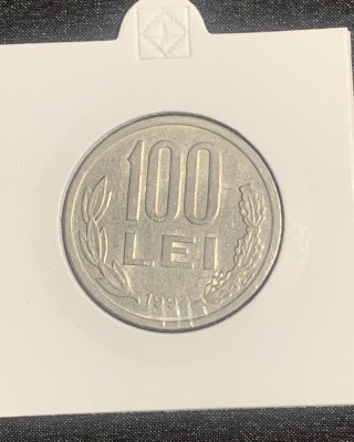 Moneda 100 lei 1993 foto