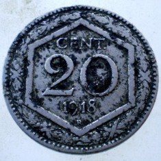 7.646 ITALIA 20 CENTESIMI 1918 R