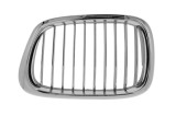Grila radiator Bmw Seria 5 E39, 2000-06.2004, stanga, crom/negru, 51137005837, 201605-1