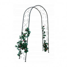 Arcada metalica, pergola, pentru gradina, 110x39x230 cm