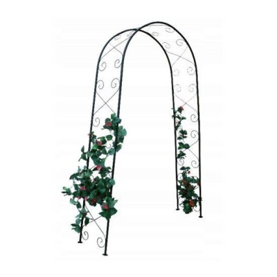 Arcada metalica, pergola, pentru gradina, 110x39x230 cm foto