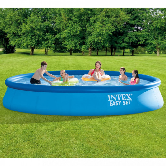 Intex Piscină &quot;Easy Set&quot; cu sistem de filtrare, 457x84 cm