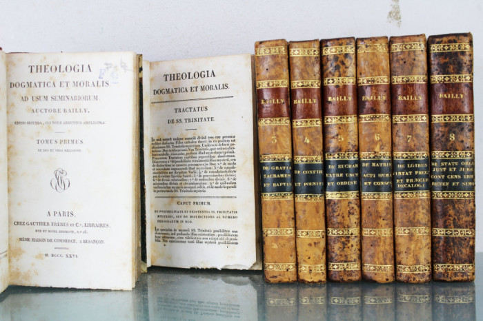 Auctore Bailly-Theologia dogmatica et moralis-1826-latina