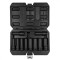 Set tubulare impact 1/2&amp;quot; lungi, 10 buc (10, 12, 13, 14, 15, 17, 19, 21, 22, 24mm) CR-MO 12-107