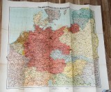 Harta Germania 1938 cu Austria si Regiunea Sudeta
