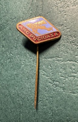 Insigna tip pin AMC Pucioasa foto