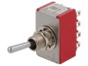 Comutator Basculant ON-ON 4PDT 2A/250VAC 5A/28VDC IP40