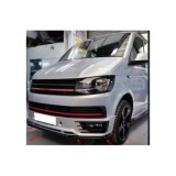 Cumpara ieftin Spoiler prelungire bara fata Volkswagen Transporter T6 Sportline 2015-2019 ABS negru Piano