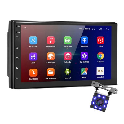 Player Video Auto Cu Android Si Gps + Camera Marsarier Inclusa, Dimensiune 2Din, Touchscreen De 7 Inch, 4 X 45W, Model Wds-40 Cu Bluetooth, Handsfree, foto