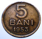 Moneda 5 Bani 1953 RPR Romania, Km#83, Nichel-Zinc, 20mm - Colectie Numismatica