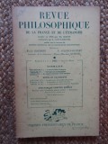 Revue philosophique de la France et de l&#039;&eacute;tranger NR 1- 3 1952
