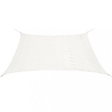 Cumpara ieftin Panza Parasolar HDPE Alb 3.6x3.6m Patrata Protectie UV Copertina Terasa Gradina