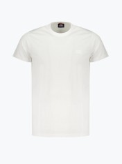 Tricou barbati cu decolteu la baza gatului din bumbac, Alb (Marime: XL) foto