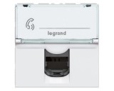 Priza Date RJ45 CAT5E FTP 2M Legrand Mosaic alb 076555