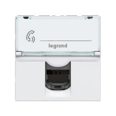 Priza Date RJ45 CAT5E FTP 2M Legrand Mosaic alb 076555