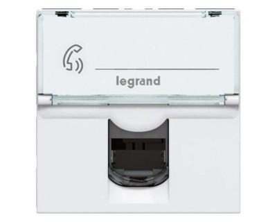 Priza Date RJ45 CAT5E FTP 2M Legrand Mosaic alb 076555 foto