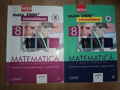 Matematica pentru clasa a 8-a I, II - Radu Gologan foto