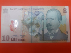 Bancnota 10 lei 2008(2008) - PERFECT UNC din fisic foto