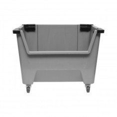 Cutie depozitare mega, modulara, gri cu roti 530x330x395mm Breckner Germany
