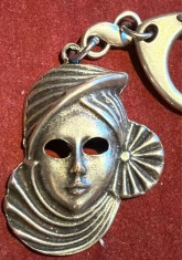 ART DECO, BRELOC VECHI ALAMA ARGINTATA, VEZI POZE..