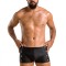 Boxeri cu Capse Metalice pe Laterale David, Negru, S/M