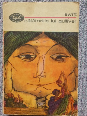 CALATORIILE LUI GULLIVER - JONATHAN SWIFT, 1967, BPT 400, 387 pag, stare buna foto