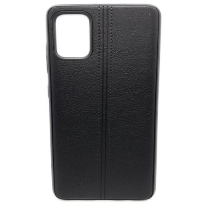 Husa Samsung S20 g980 Silicon Leather Negru foto