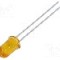 Dioda LED 5mm, galbena, convex, 2...2.4V, BROADCOM (AVAGO) - HLMP-3416