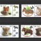 ROMANIA 2012 - PUI DE ANIMALE SALBATICE, VINIETA 2, MNH - LP 1960c