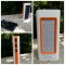 Baterie externa solara 20000 mAh Power Bank cu acumulator si 3 porturi USB tip C