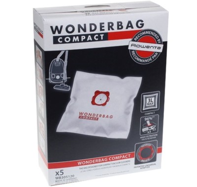 Set 5 saci de aspirator Rowenta WONDERBAG Compact WB305120 foto