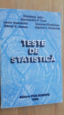 Teste de statistica- Elisabeta Jaba, Alecsandru P. Tacu foto