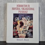 Ronald E. Riggio - Introduction to Industrial/Organizational Psychology | psihologia muncii, psihologie organizațională, resurse umane