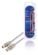 Cablu USB imprimanta 4.5m, Bandridge BCL4105 foto