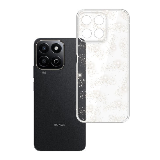 Husa pentru Honor 200 Smart /X7c - Techsuit SparkleSkin Series - Clear