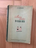 A. E. Adrianova Munca educativa in clasa Intai Intii I 1956