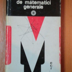 DICTIONAR DE MATEMATICI GENERALE de VASILE BOBANCU , 1974