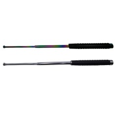 Set doua bastoane telescopice DEPOX&reg;, True Siege, otel inoxidabil, 64 cm, 3 sectiuni, husa inclusa