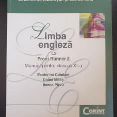 LIMBA ENGLEZA L2 FRONT RUNNER 3 Manual pentru clasa a XI-a