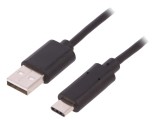 Cablu USB 2.0 A la C, 1,8m - QOLTEC
