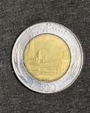 Moneda 500 lire 1991 Italia