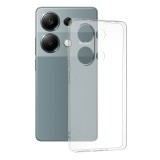 Cumpara ieftin Husa pentru Xiaomi Redmi Note 13 Pro 4G / Poco M6 Pro 4G, Techsuit Clear Silicone, Transparent