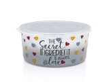 Recipient cu capac Secret Ingredient Metalac email, 20cm, 2.6l